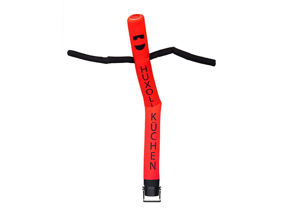 Acquista online la ballerina del cielo Huxoli Küchen personalizzata in rosso con nero da JB Gonfiabili Italia. Pupazzi gonfiabili promozionali di tutte le forme e dimensioni su JB Gonfiabili Italia